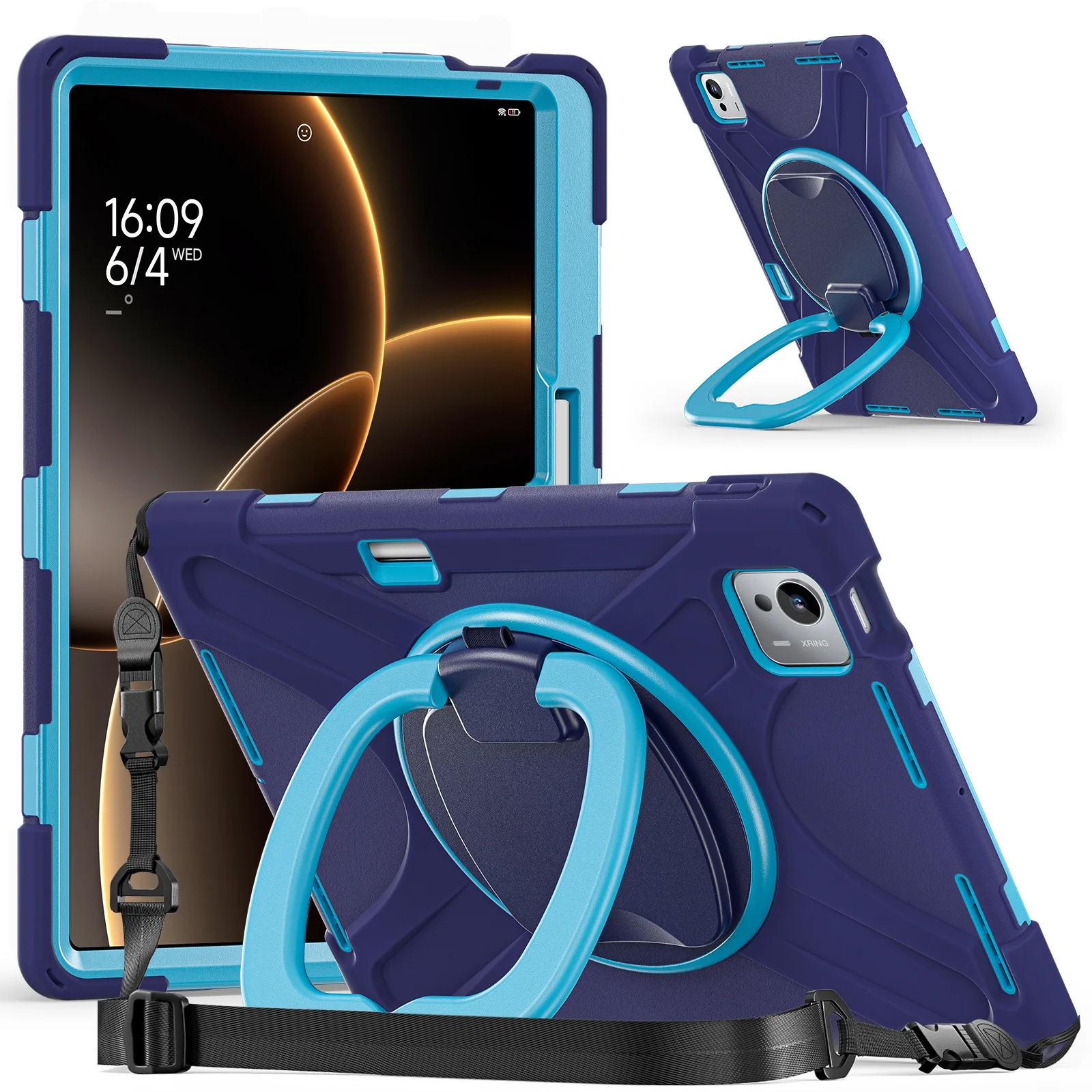 

for Xiaomi 7 Ultra 14 Inch Protective Case - Portable Rotating Stand mipad 7S Pro & 6S Pro, Silicone Anti-Drop Cover