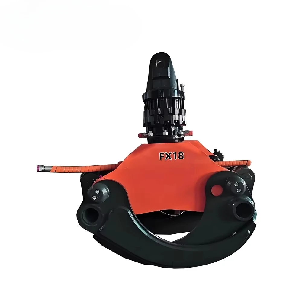 360 Degree Rotating Hydraulic Log Grab Wood Grapple for 6Ton Excavator