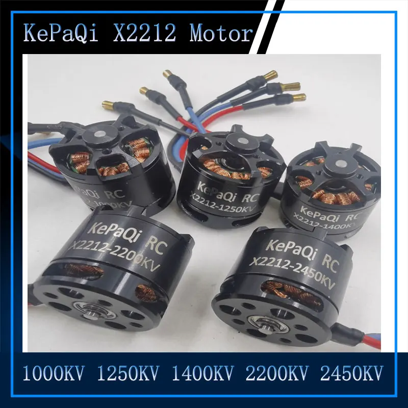 KePaQi X2212 bürstenloser Motor KPQ 2450KV Motor für SU27 F22 Starrflügler KT Papierflugzeug