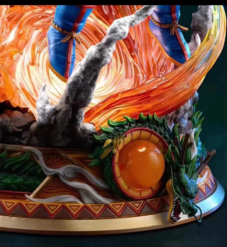 23cm Dragon Ball quality hand hunter series QG super gas bomb Wukong model Kakarot luminous gift image 5