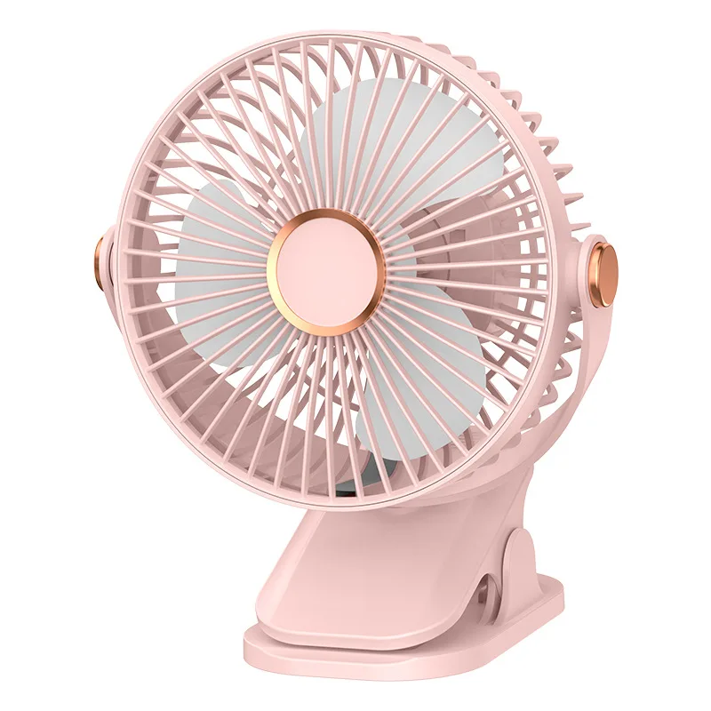 

Small fan charging office desktop, large wind silent portable clip electric fan