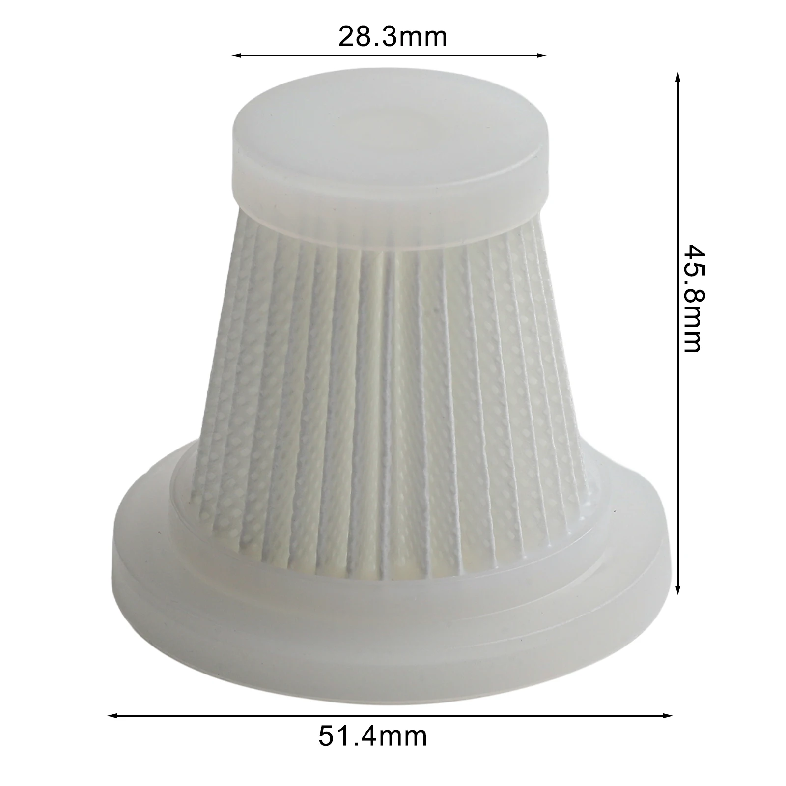 1/3 pçs elemento de filtro filtro poeira para carro mini aspirador sem fio lavável filtros reutilizáveis peças reposição