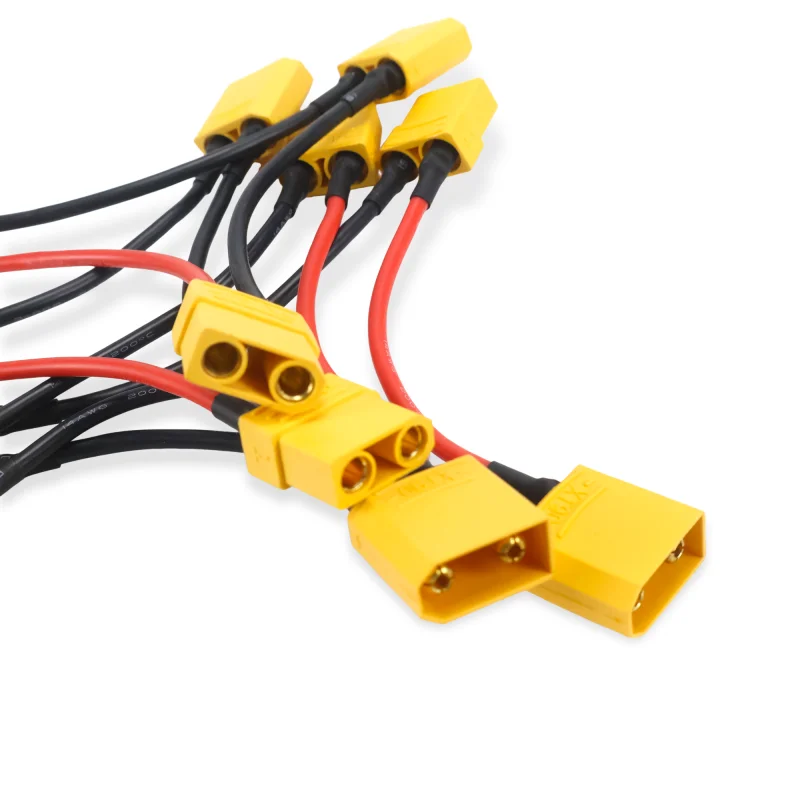 دائم Type1Pcs XT90 موصل قابس ذكر/أنثى 14AWG 10 سنتيمتر سلك السيليكون محول البطارية Y شكل Rc هليكوبتر كابل التوصيل #6