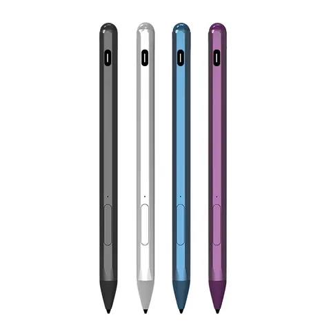 Active Capacitive Stylus Magnetic Active Pen 4096 Pressure Sensitive Type-C Rechargeable for Microsoft Surface Pro 9/8/7/6/5