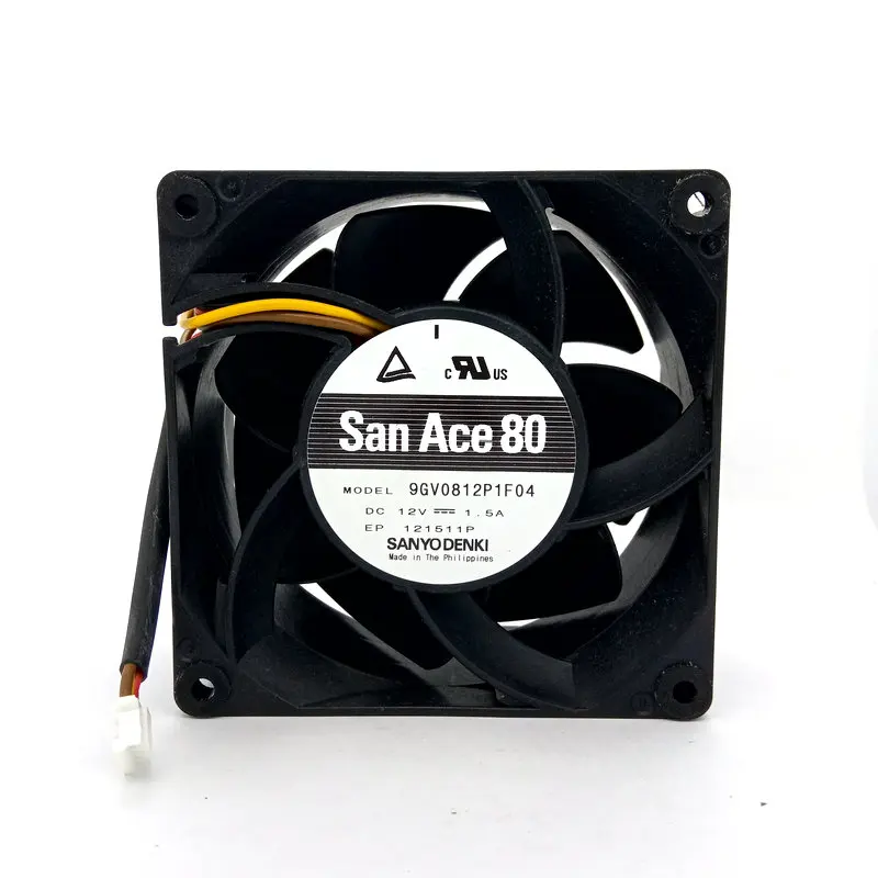 

Original 9GV0812P1F04 DC12V 1.5A 80*80*38MM 4Lines Computer PWM Cooling Fan