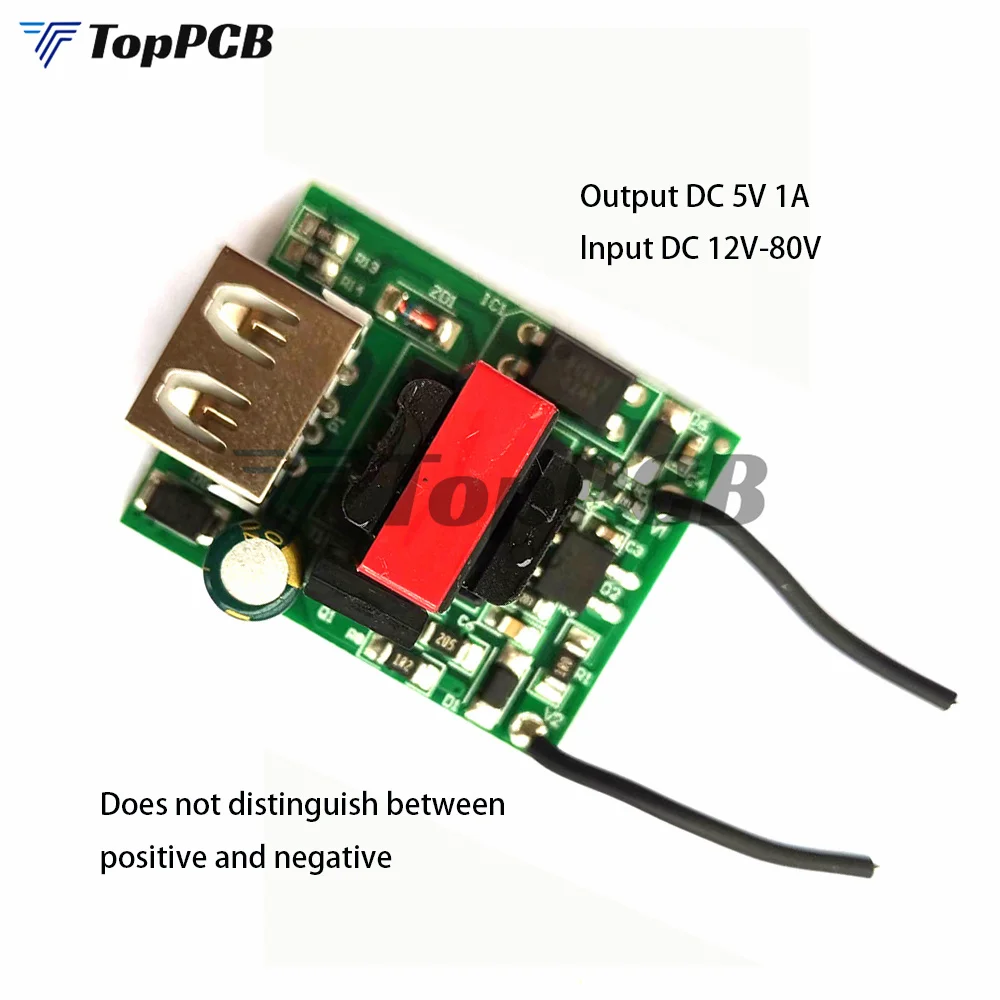 DC-DC Step Down Power Supply Module Buck Converter USB Galvanic Isolated Stabilizer 12V 24V 36V 48V 72V to 5V 1A Power Supply