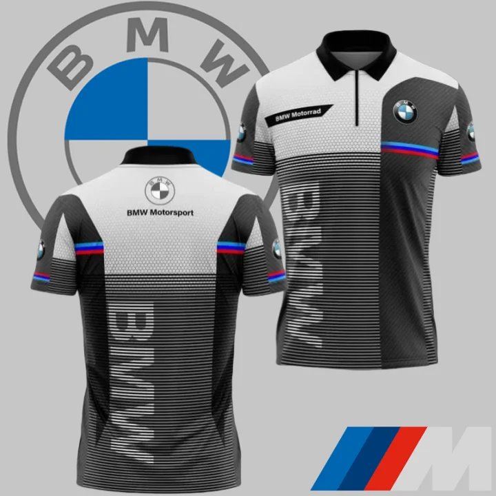 

BMW Motorcycle Quick Drying POLO Shirt T-Shirt 2025 Men's and Women's Motorcycle BMW Club Short Sleeve High Quality Street Top