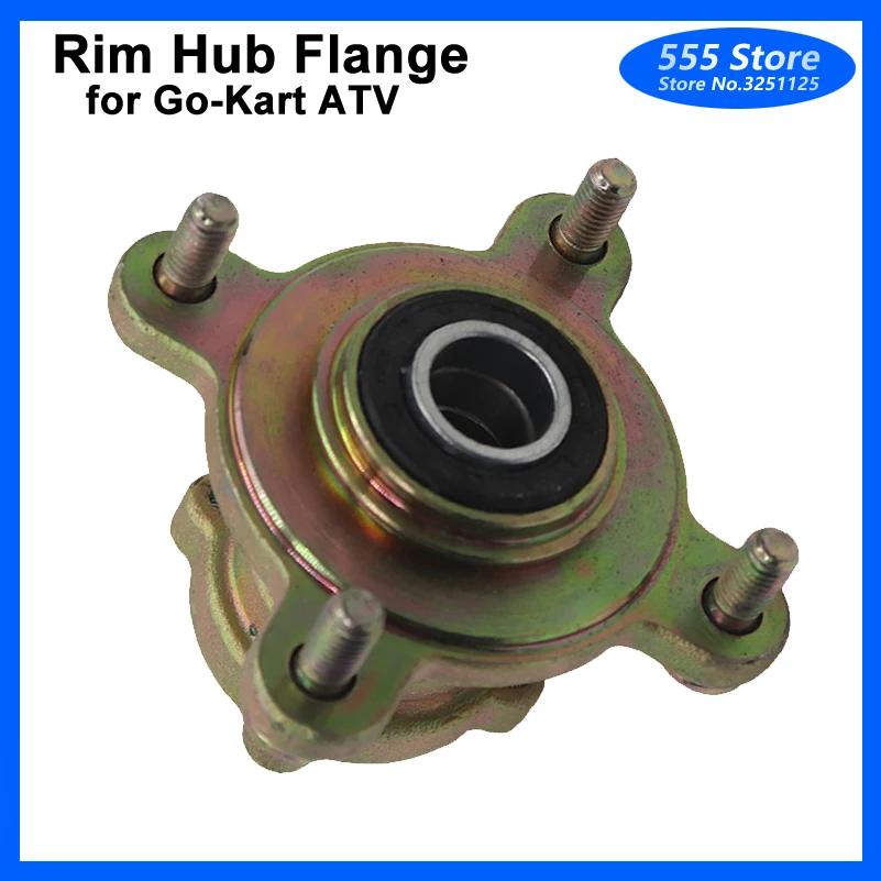 

Front 15MM 4*M8 Stud Brake Wheel Hub Fit For 50cc 110cc ATV 6 7 8 Inch Rim Tire Go Kart Buggy Karting ATV UTV Quad Bike Parts