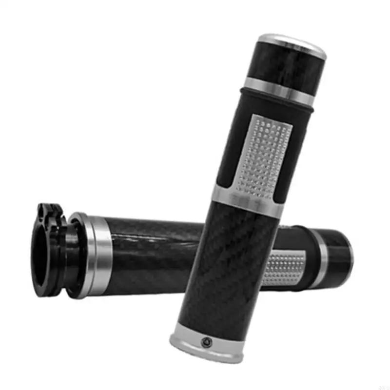 Stylish Carbon Fiber Design Motorcycle Grips Strong Strength Handlebar Providing Superior Grip Quick Install for Bikes