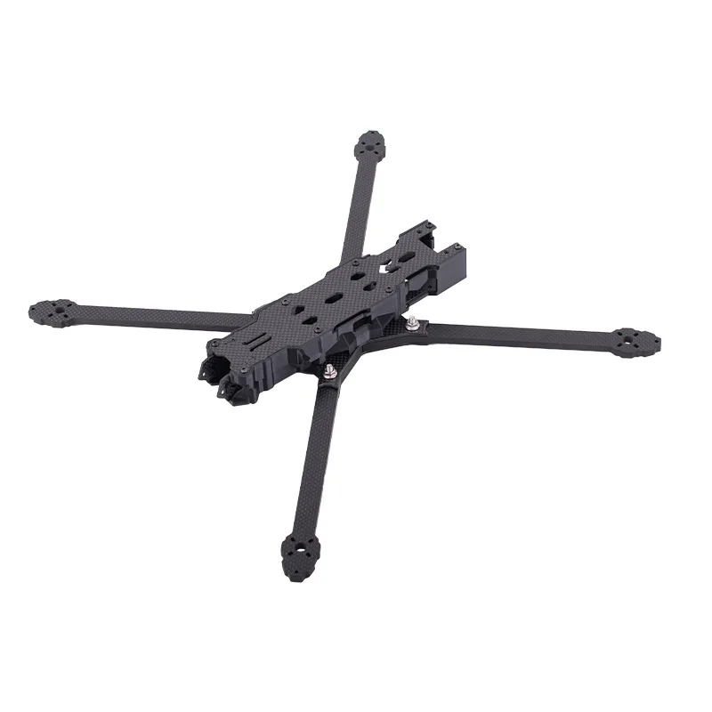 رف آلة متقاطع مقاس 10 بوصة GW RCX10 (مع الألواح الجانبية) من ألياف الكربون، شفرات المروحة بمحرك بدون فرش