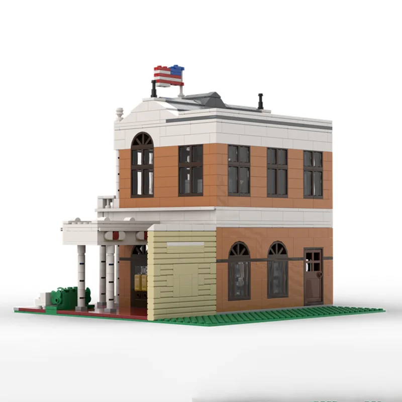 บล็อกตัวต่อ Moc ห้องส่งเสริมการค้าดีลักซ์เทคโนโลยีโมดูลาร์อิฐของขวัญคริสต์มาสของเล่น DIY ชุดประกอบ