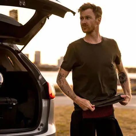 Superfine Merino Wool T Shirt Men Base Layer Merino Shirt Wicking Breathable Quick Dry Anti-Odor No-itch Big USA Size