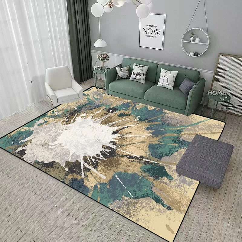 Nordic Abstract Art Carpet Living Room Home Large Area Luxury Decorative Non-slip Mat Easy Clean Minimalism Bedroom Balcony Rugs