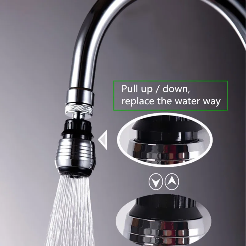 High-quality 360 Rotating Kitchen Faucet Nozzle Adapter Bathroom Faucet Accessories Filter Tip Water-saving Device