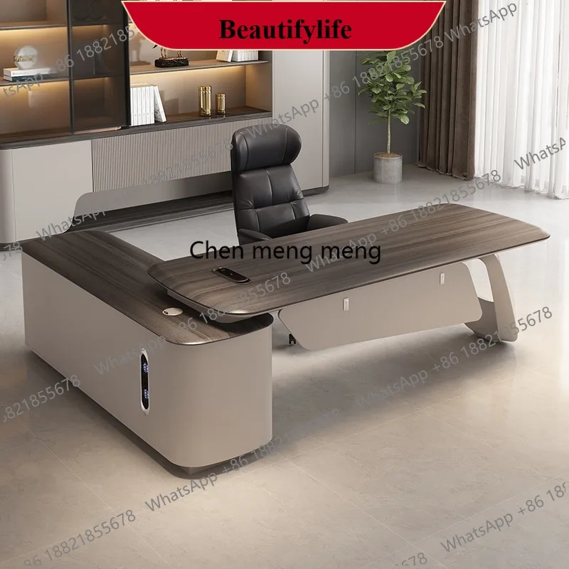Q178 High-end boss desk High-end modern minimalist desk General manager's office desk