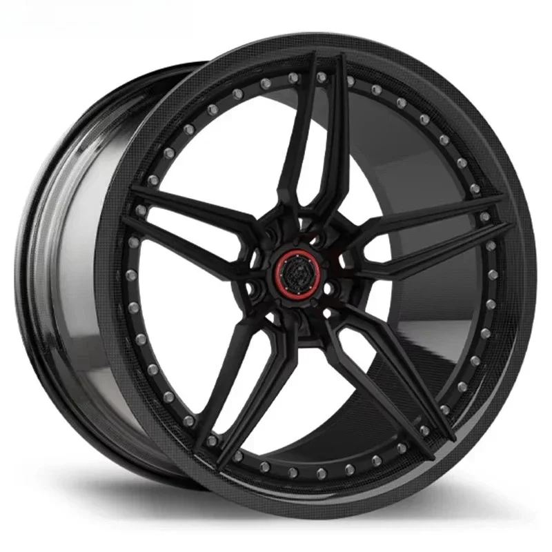 

LSGZL Factory Custom Made Carbon Fibre Wheel Hub 18 19 20 21 Inch Forged Rim Fit for Passenger Car