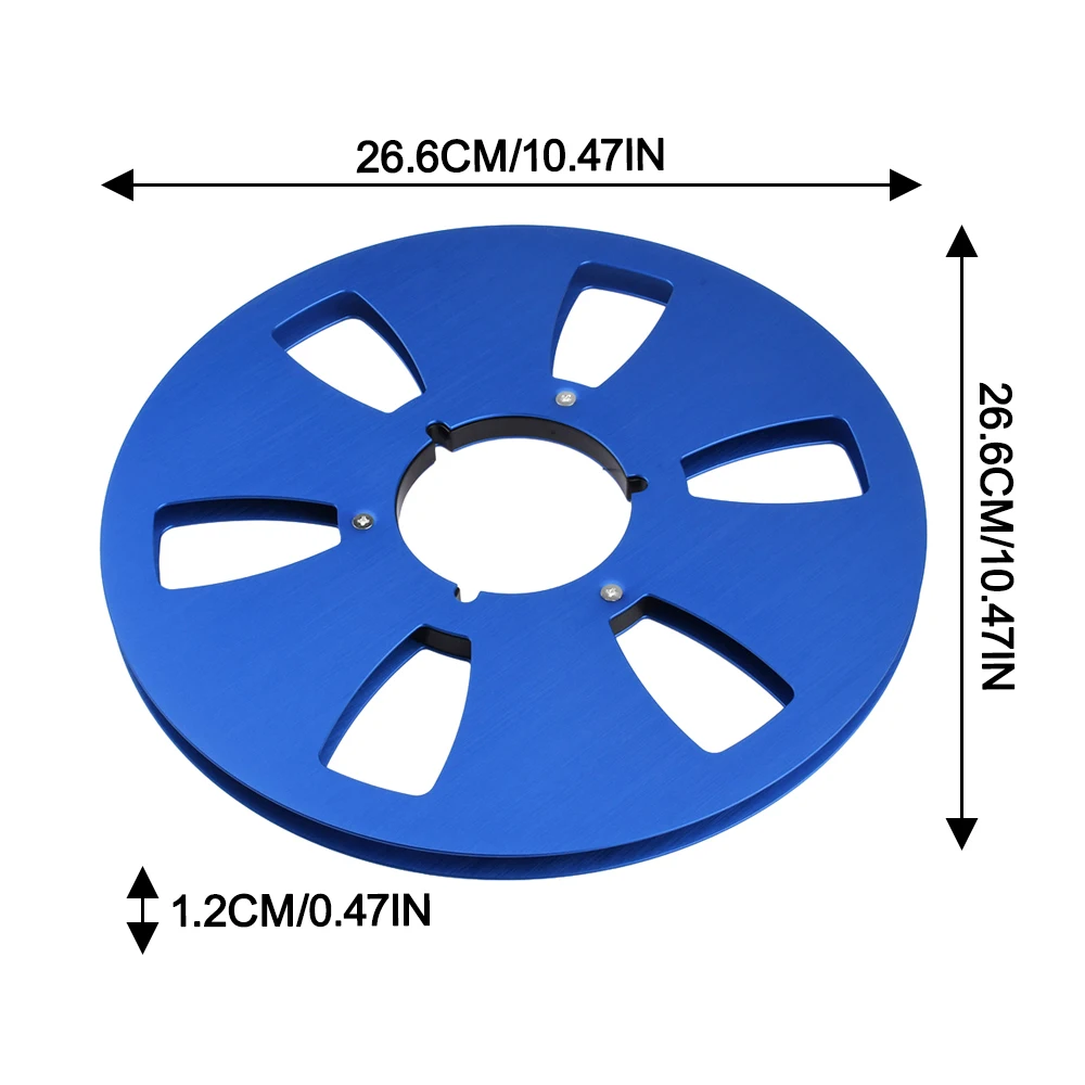 10 Inch Open Reel Audio Tape Empty Reel-To-Reel Recorders With Disk New Aluminum Accessories For Studer ReVox/TEAC/BASF/Nagar