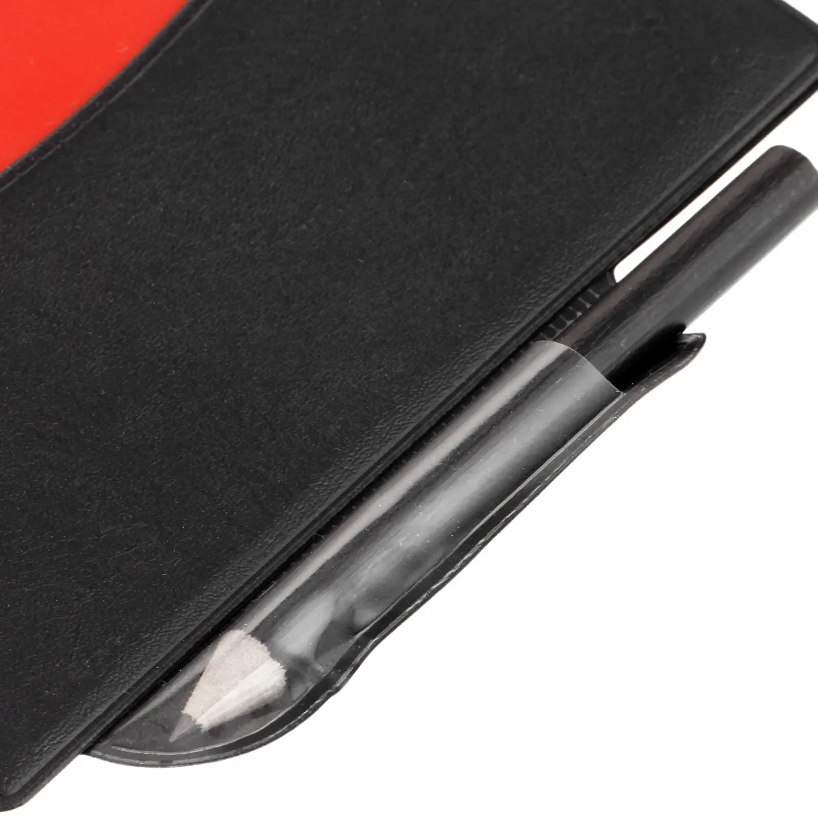 1개 축구 경기 심판 용품 레드 카드/옐로우 카드 심판 게임 용품 홀스터+펜 포함 축구 장비 연필 지갑