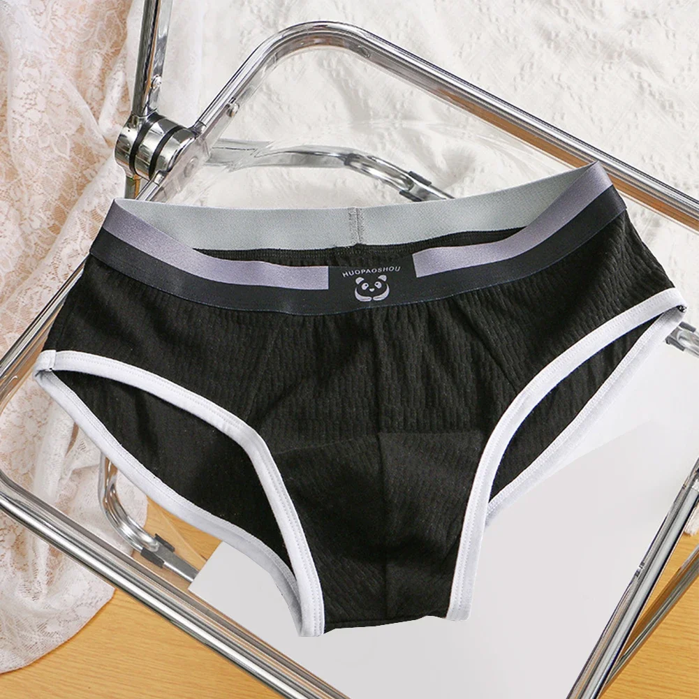 Mens Sexy Bikini Loose Cotton Breathable Underwear Briefs Underpants Breathable Panties Triangle Brief