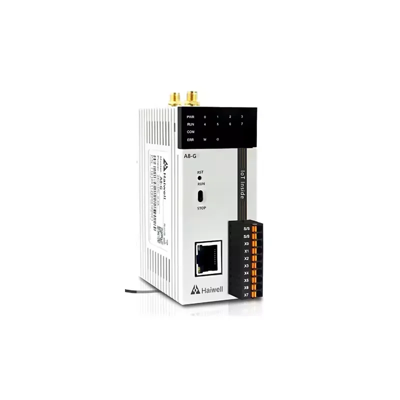 Haiwell Smartlink PLC A8 A8-G A8-E Supports HMI + PLC Functions 4G+512M 8DI Wifi Programming Controller Logic