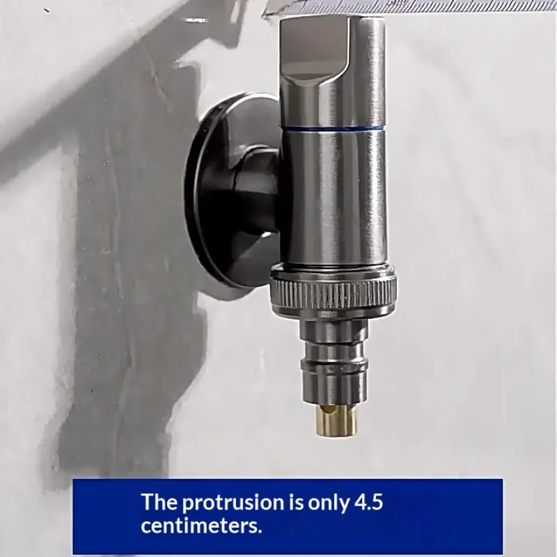 

All-copper household washing machine faucet 4 points 6 points universal angle valve joint automatic water stop and anti-shedding