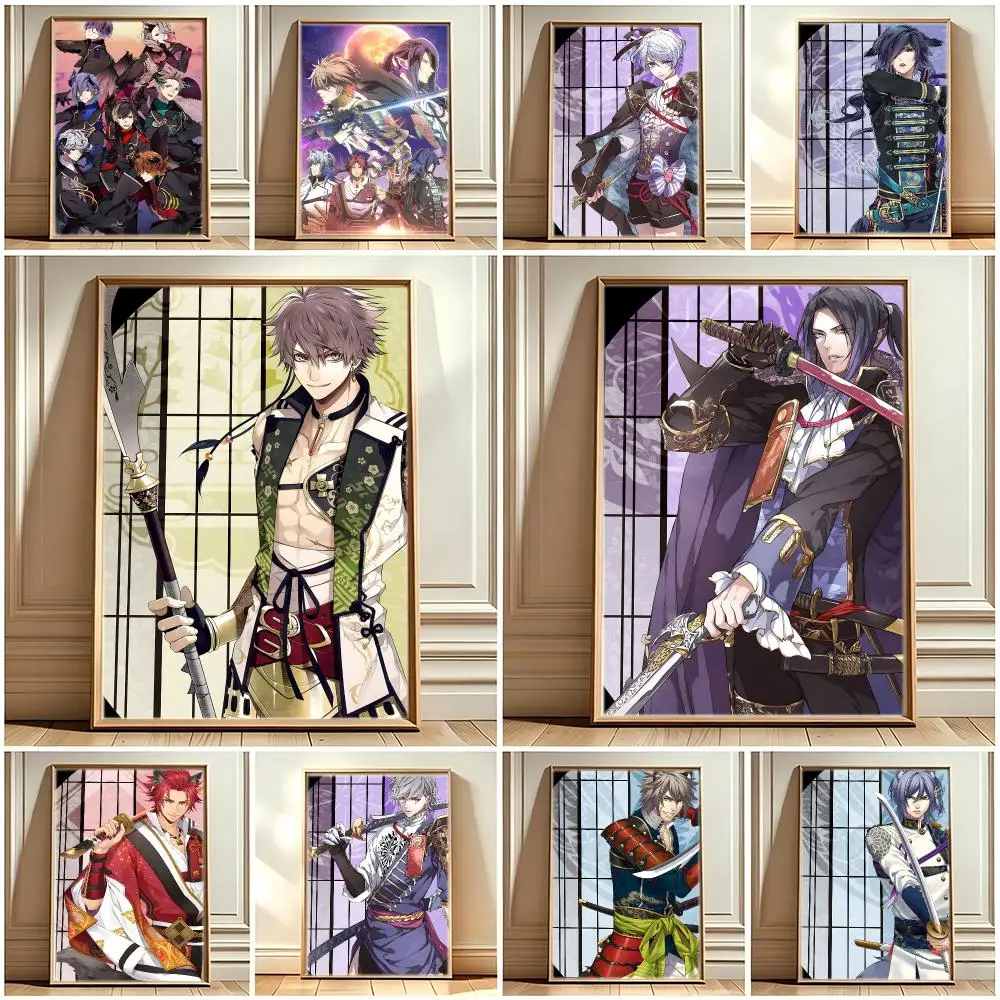 Mobile Game S-SENGOKU NIGHT BLOOD Poster Print Painting Home Decor for Bedroom Living Room Hallway