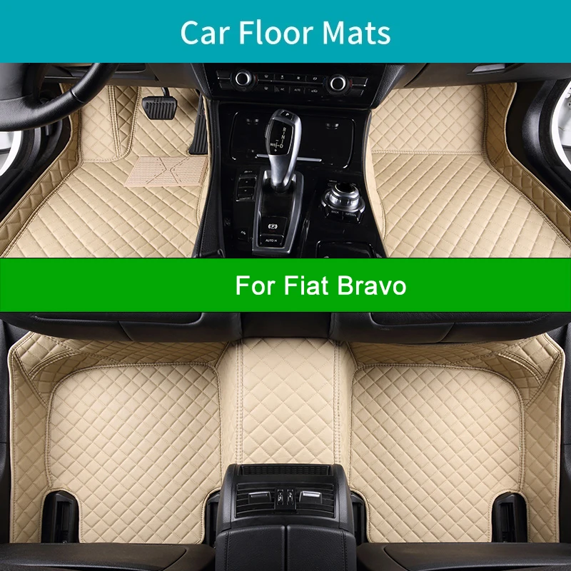 

Автомобильные коврики на заказ для Fiat Bravo, автомобильные коврики, аксессуары для стоп, коврики ковры напольные коврики для автомобилей