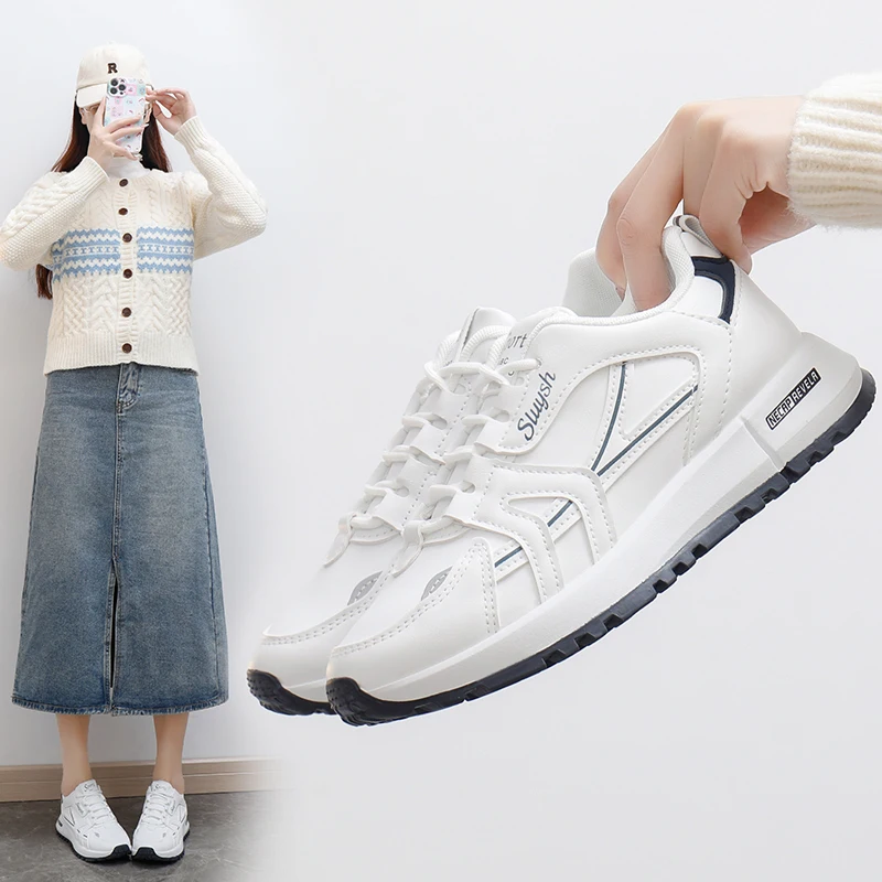 

Women Shoes Breathable All-match Mesh Shoes Casual Sports Trendy Shoes Female Wear-resistant Running Shoes for Women