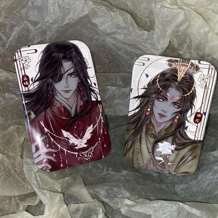 Tianguan نعمة الكرتون المحيطة أنيمي Guzi Xie Lian Huacheng Fang Baji محلية الصنع شارة جميلة هدية