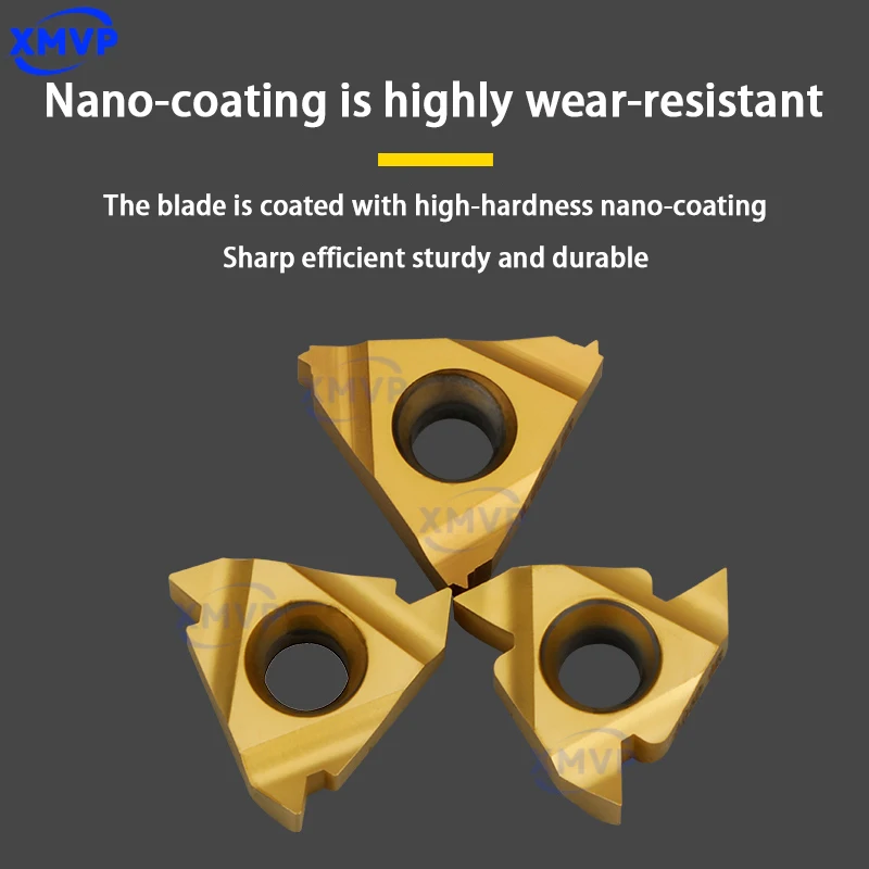 CNC internal thread steel parts blade 60 degree,55 degree external thread turning blade,T-shaped external thread tool bar blade