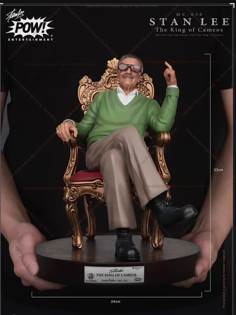 Beast Kingdom Father of Marvel Stan Lee Limited Edition Cameo,Mastercraft Statue,collectible Figure Ornament,,original.In Stock