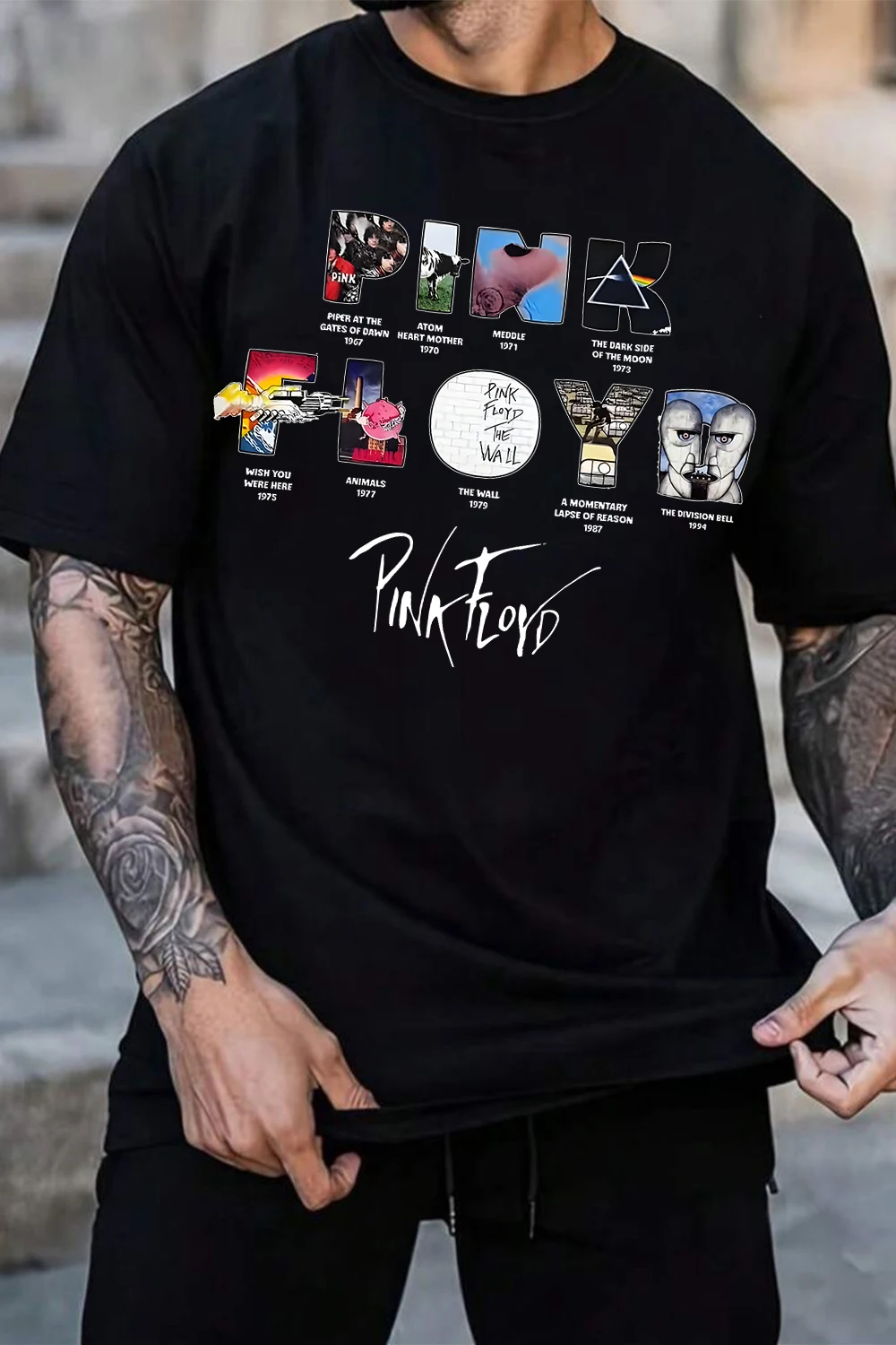 Camiseta de la banda de Heavy Metal Pink Floyd, ropa de calle de manga corta Y2k, camiseta de algodón para hombre y mujer de Pink Floyd 2026