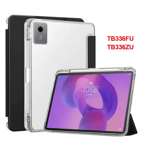 Funda For Lenovo Idea Tab 11 tb336fu Case with Pen Holder Trifold PU Leaher Soft TPU Back Stand Tablet Case For Idea Tab 11 Case