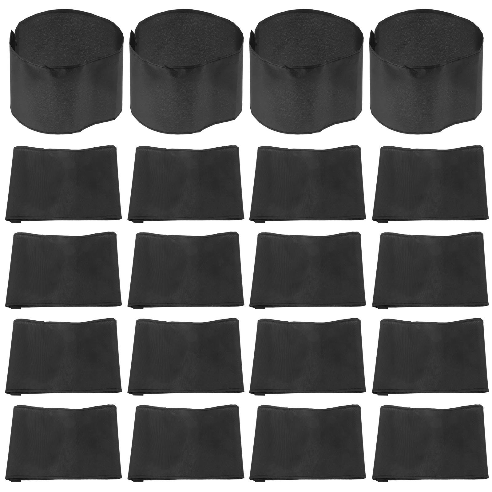 20 Pcs Memorial Service Armband Funeral Favors for Mourning of Death Crape Cloth Black Armbands Memory Prayer Ceremony