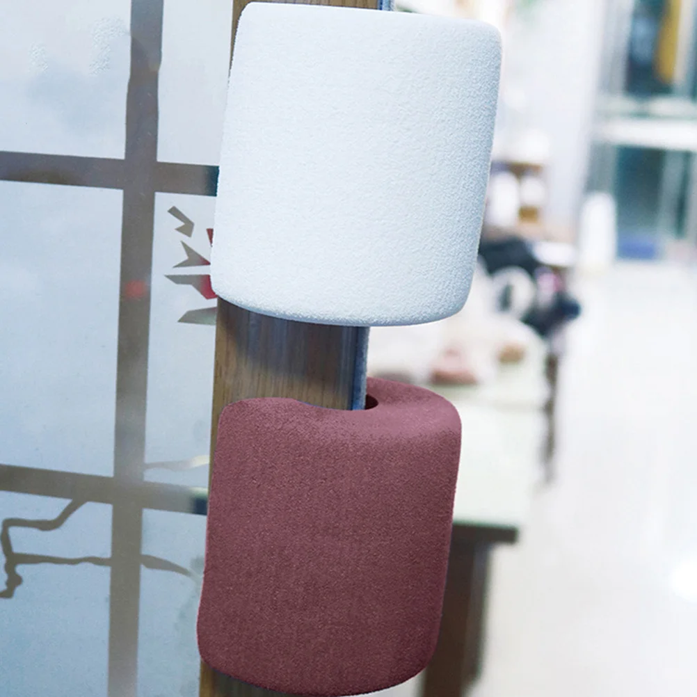 

4pcs Safety Protection Nbr Foam Pinch Guards Stop Door Slamming Baby Proofing Kit Toddler Door Stopper