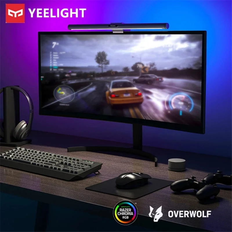 yeelight screen hanging light pro European RGB color game atmosphere light computer screen hanging light