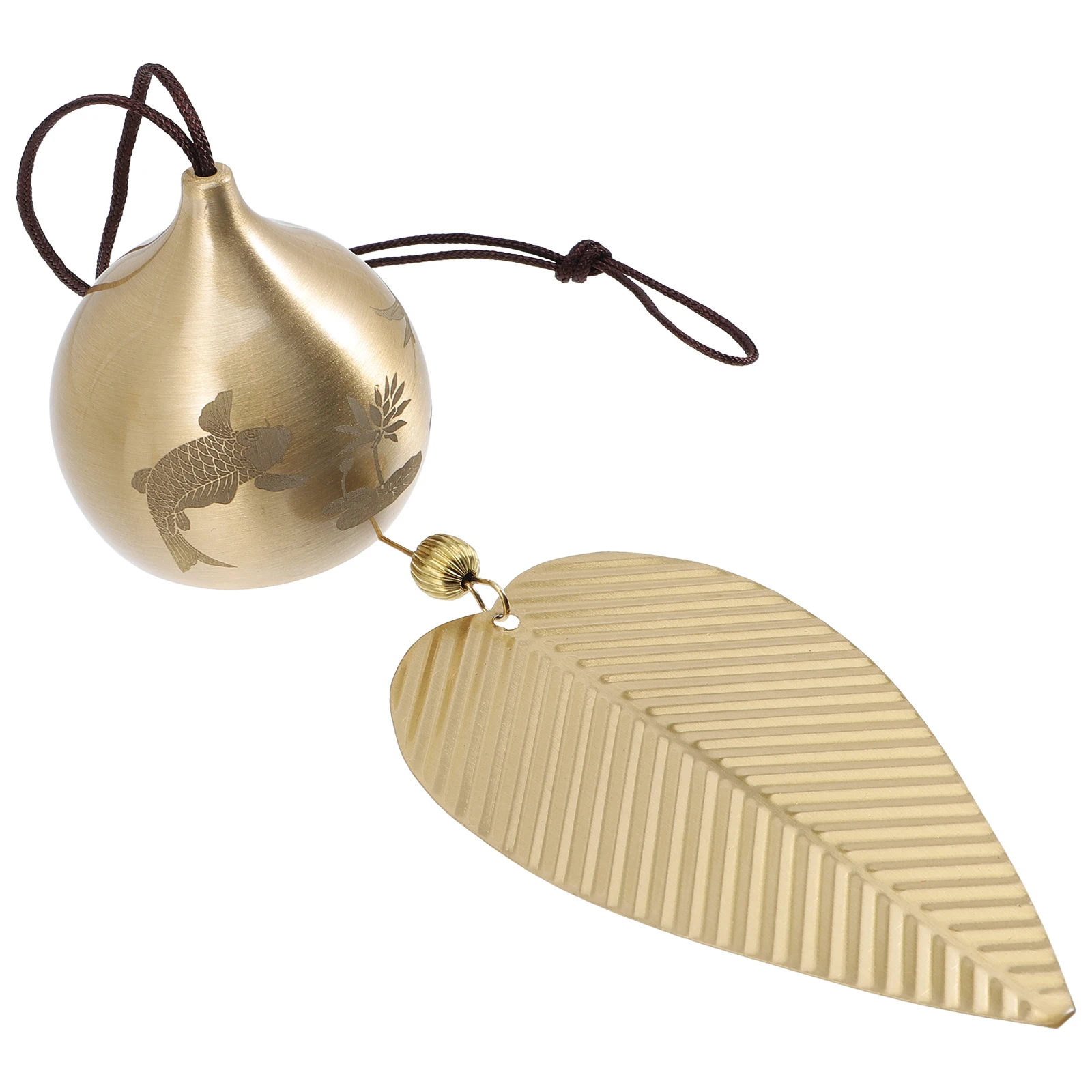 

Premium Copper Wind Chime Hanging Decor for Window Door Garden Balcony Bedroom Creative Metal Wind Bell Pendant Light Weight