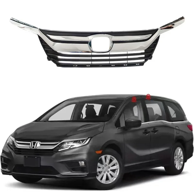 

Front bumper mesh For Honda ODYSSEY 2017 2018 2019 Honeycomb Hood Racing grills Grill grille Car Accesorios