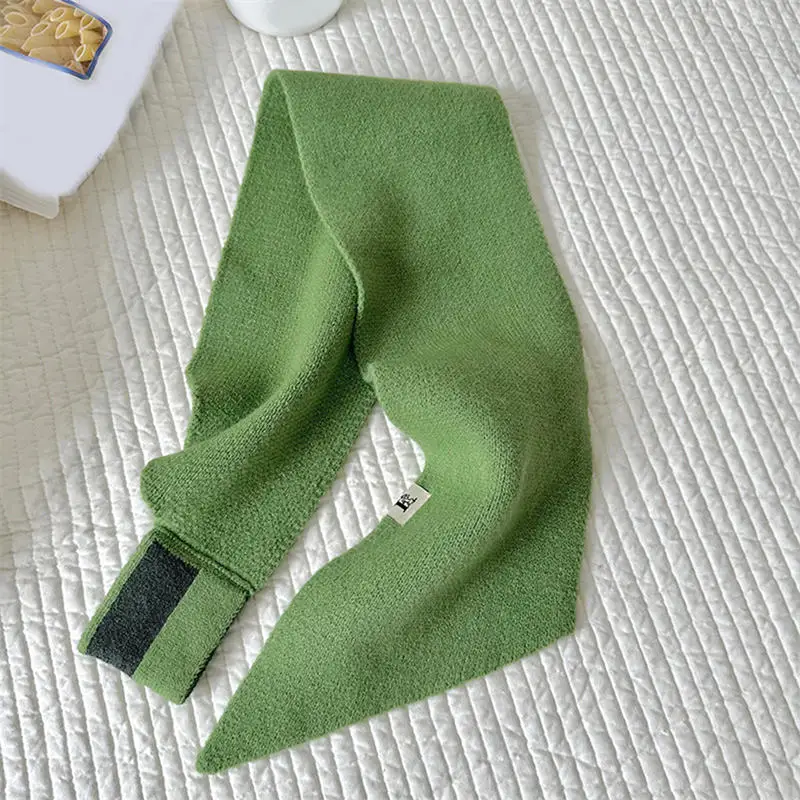 Sciarpa quadrata da donna Nastro sottile Testa Collo Piccolo elastico per capelli pieghettato Fazzoletto Foulard in raso Fazzoletto da collo NUOVO