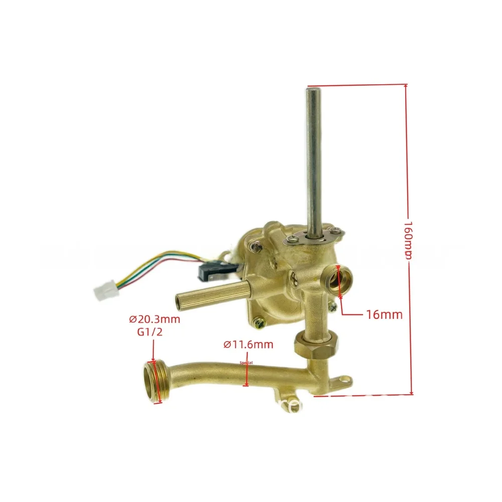 Heater Water Control Gas Water Heater Valve For Bathroom Installation Precise Flow Control Synchronized Operation