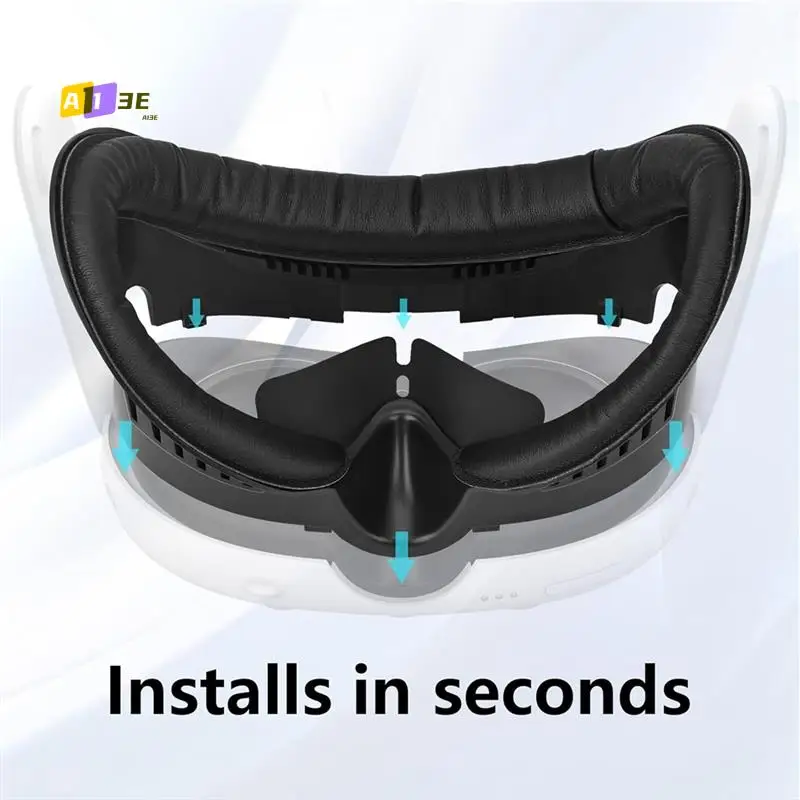 

A13E-для Meta Quest 3, лицевая крышка из пенополиуретана, силиконовая крышка для ручек контроллера, аксессуары для защиты объектива камеры