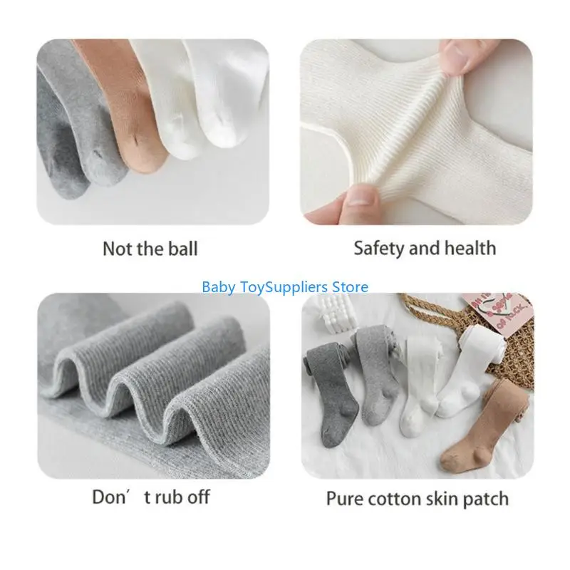

R1WF Girl Boy Suspender Tights Spring Autumn Tights Socks Cartoon Pantyhose