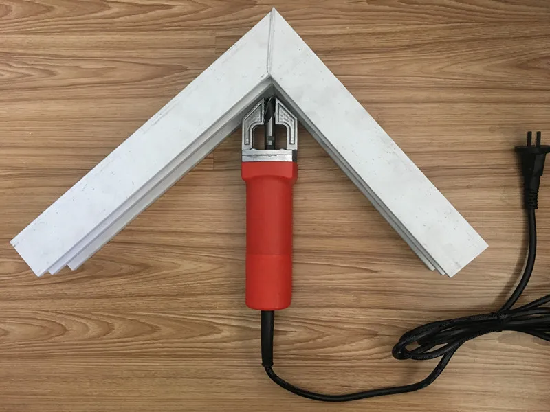 portable electric v-shape cleaning tools for upvc window making