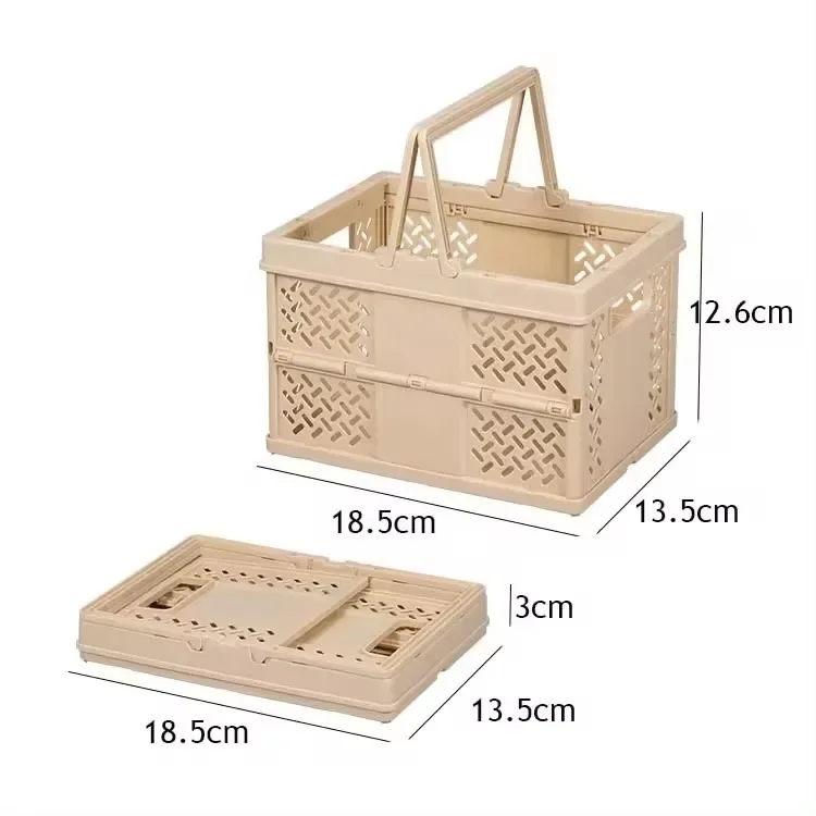 Desktop Cartoon Falten Lagerung Korb Mini Make-Up Lagerung Box Ins Wind Multi funktionale Schlafsaal Tragbare Lagerung Korb