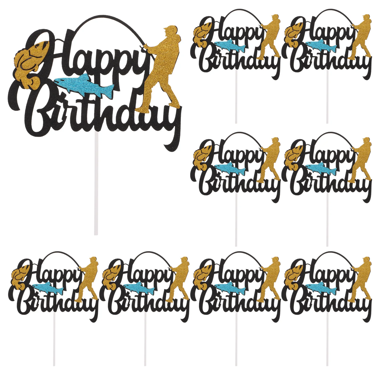 10-pcs-escolhas-de-bolo-de-pesca-delicada-decoracao-de-bolo-tematico-de-pesca-aniversario-cupcake-toppers-festa-sobremesa-decoracoes