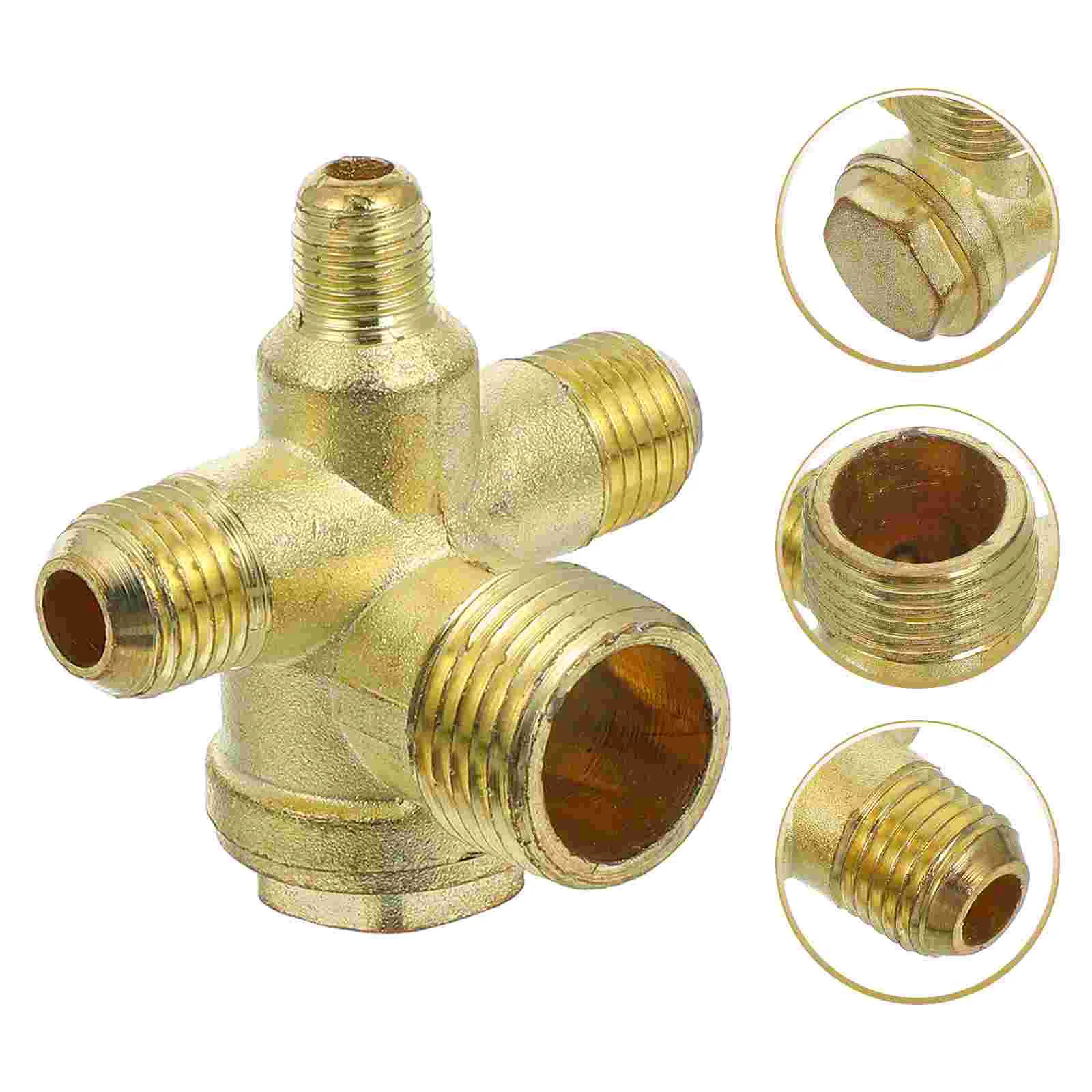 

Air Compressor Accessories Compressors Part Threaded Non-return Valve Golden Zinc Alloy Check