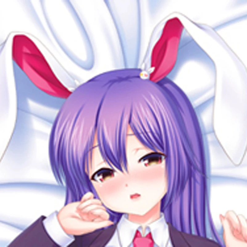 

Dakimakura Anime Reisen Udongein Inaba Pillow Case Double-sided Print Of Life-size Body Pillowcase Gifts Cushion Cover