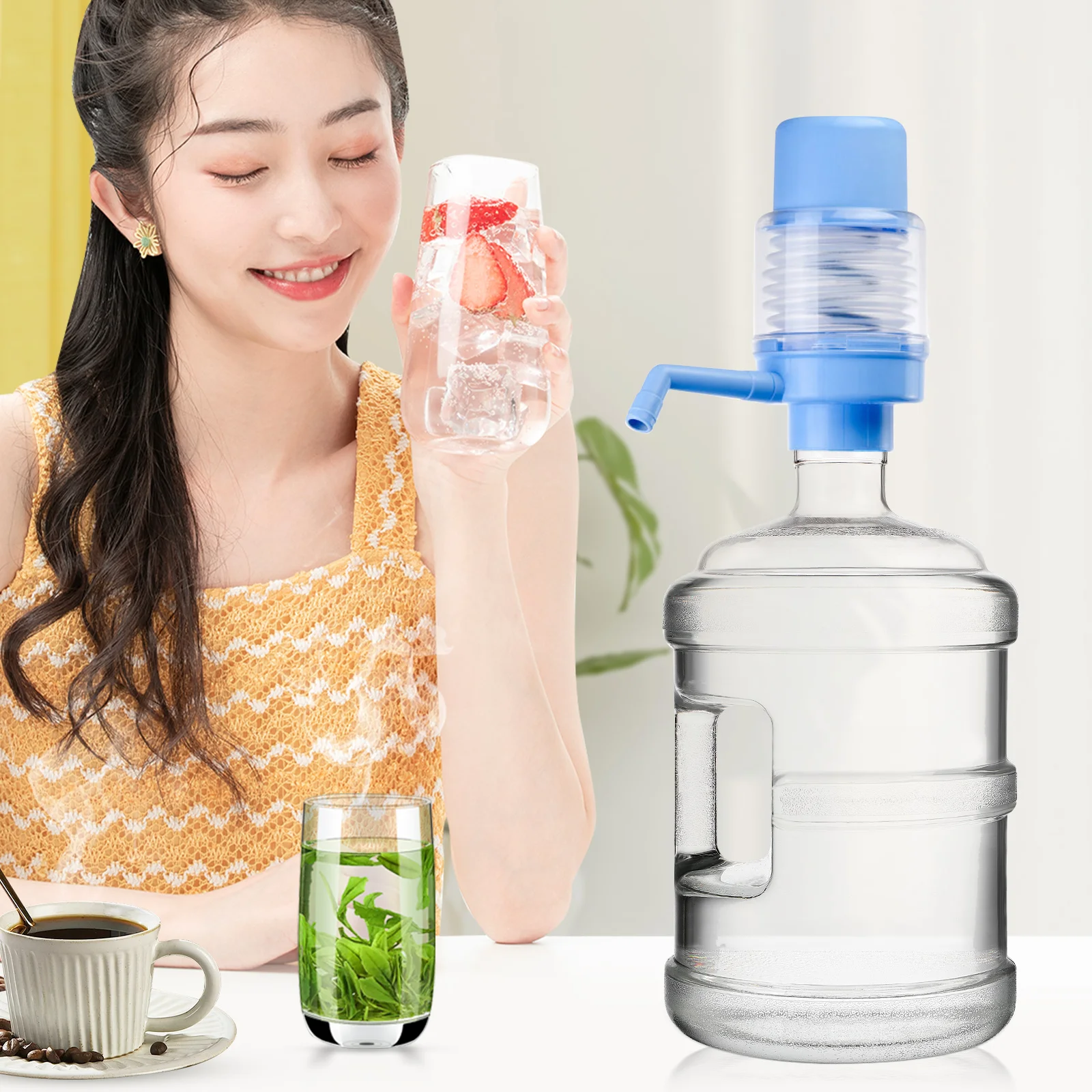 

7.5L Storage Bucket Drinking Water Container Large Capacity Outdoor Camping Handheld Portable Water Jug Tank Dispenser For Home