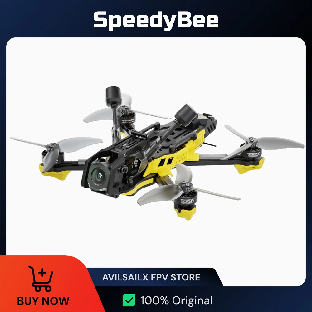 

SpeedyBee Master 3X Compatible with O3/O4 Pro HD Digital VTX for FPV Freestyle Racing