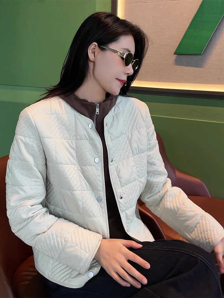 

Уникальная хлопковая куртка-жакет для женщин, размер S, весенняя новинка, приталенный прямой крой, простой дизайн, эксклюзивно онлайн